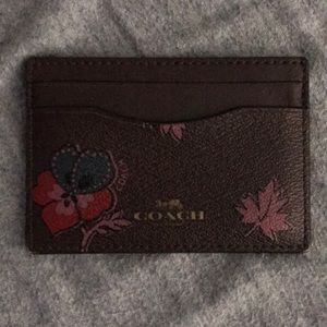 Coach card holder